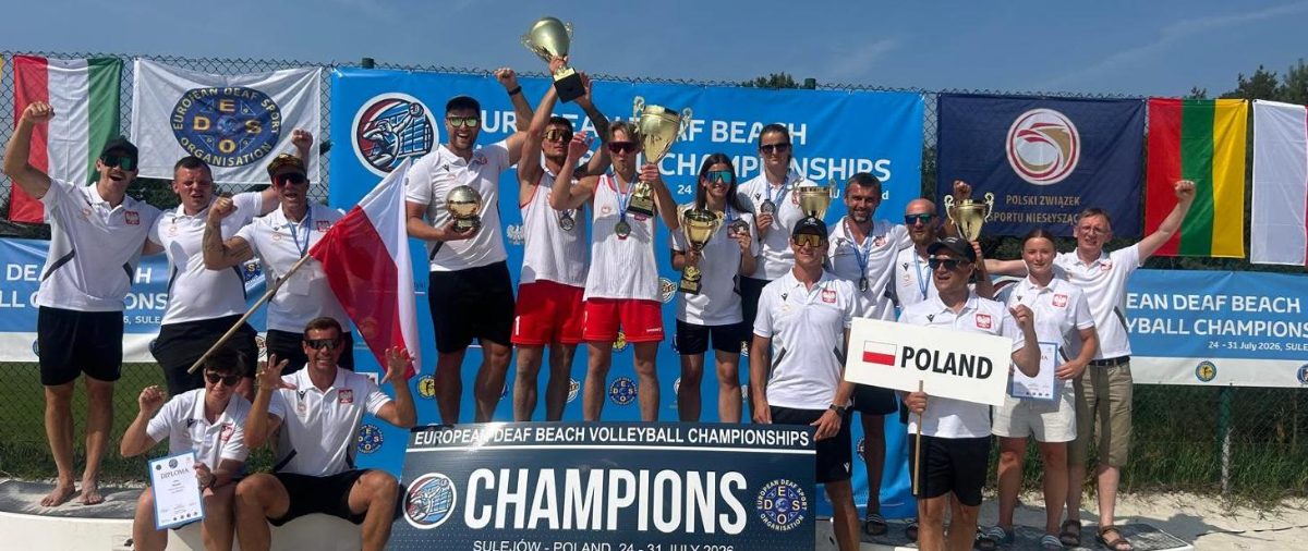 Polska z medalami w siatkówce plażowej Głuchych Europy - Polska Sport