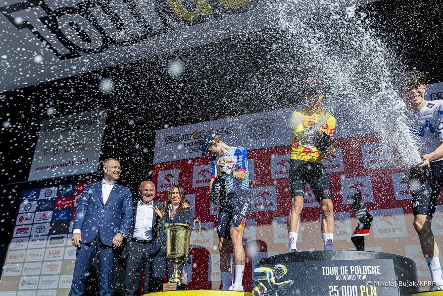 Prezydent wręczył trofea w finale Tour de Pologne w Wieliczce - Polska Sport